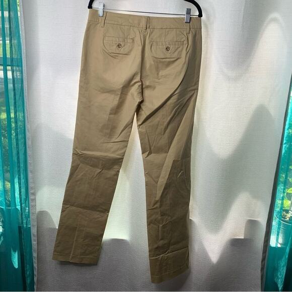 Tory Burch Pale Khaki pleated Korri wide leg pants size‎ 6 minimalist preppy - Picture 5 of 10